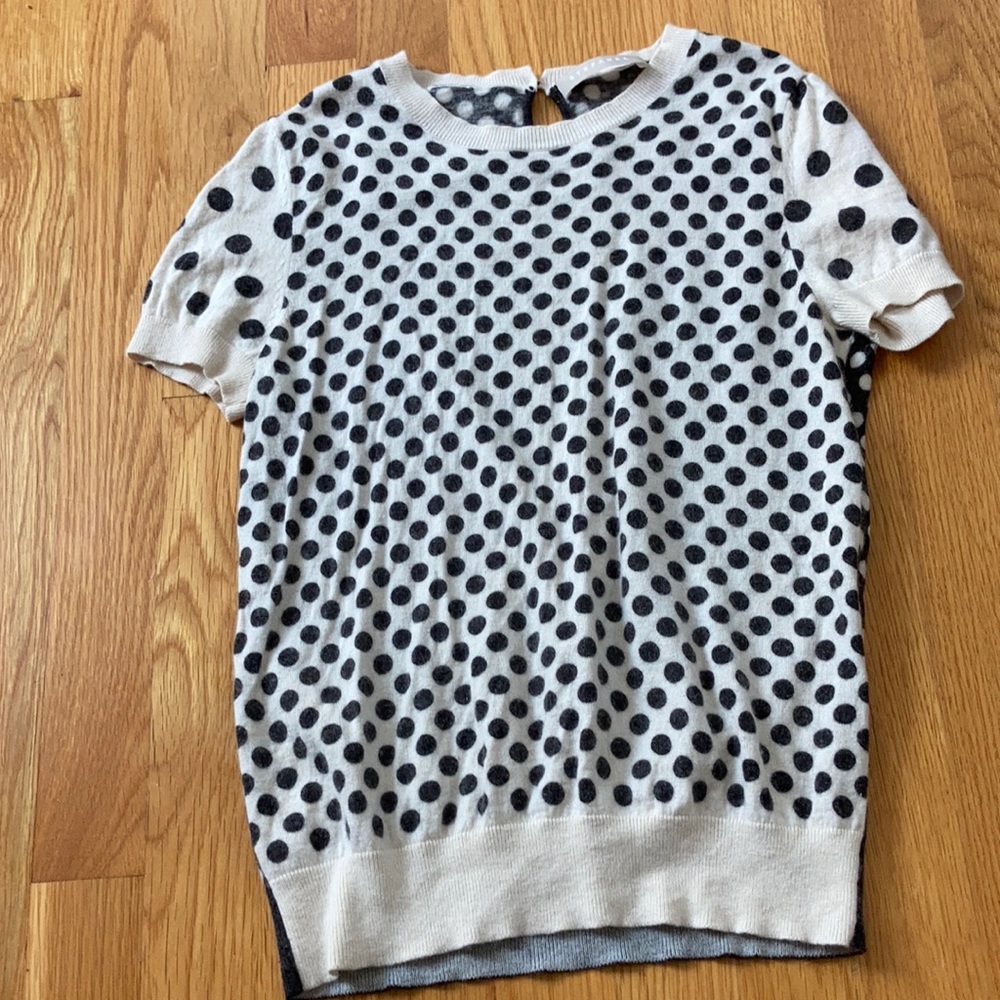 Vintage stefanel polka dot top!